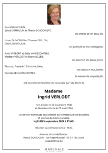 funérailles Auderghem